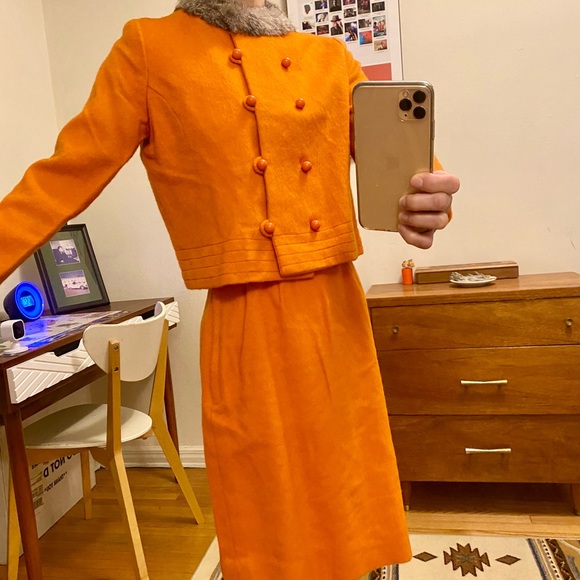 Vintage wool skirt and jacket set - Picture 11 of 11